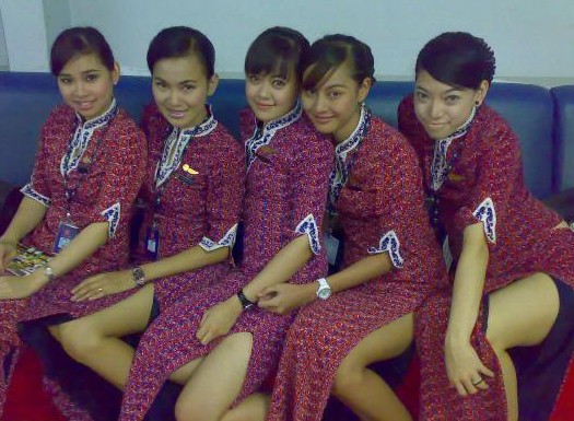 Lion Air hostesses