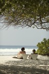 Kandooma Resort Beach in the Maldives